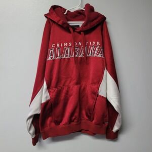 Jansport Alabama Crimson Tide Hoodie Red White Elephant Logo Pullover Large